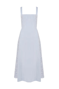 Light Blue / Robe Lenya à dentelle - Light Blue