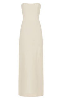 Ivory / Robe Opus en laine - Ivory