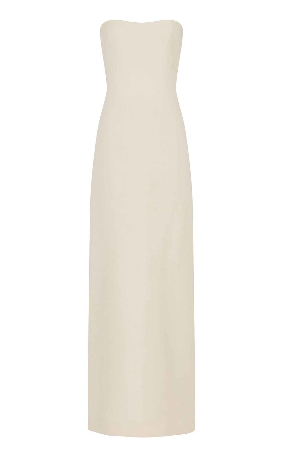 Opus Dress en ivoire structured laine soie cady