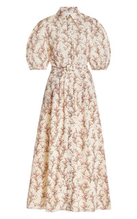 Ivory & Multi / Robe Maude en laine - Ivory & Multi