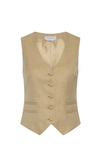 Hay / Gilet Coleridge en laine et soie - Hay