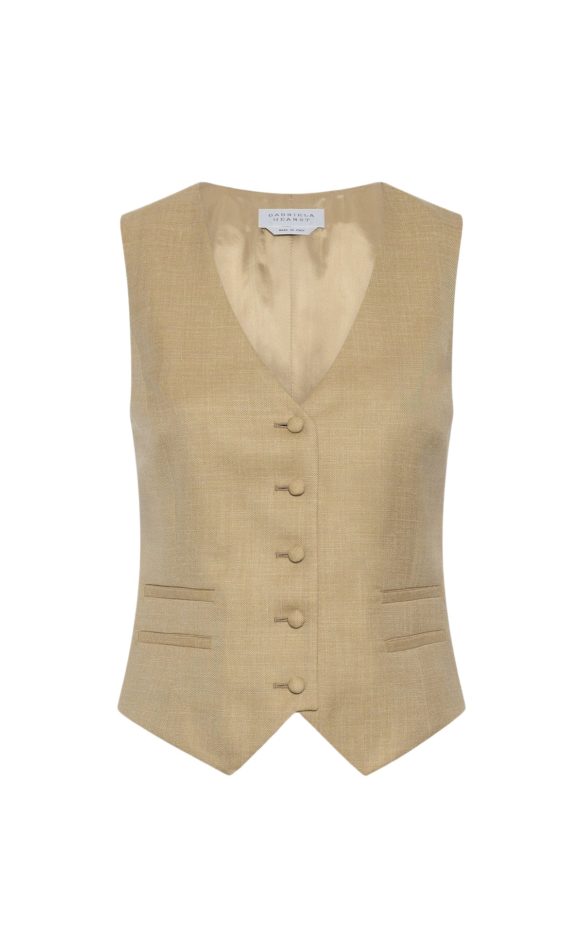 Hay / Gilet Coleridge en laine et soie - Hay