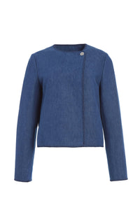 Wyn Jacket en denim coton lin denim