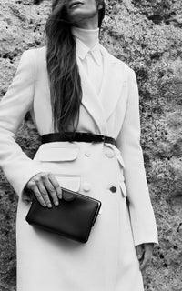 Black / Manteau Reed en cachemire - Black