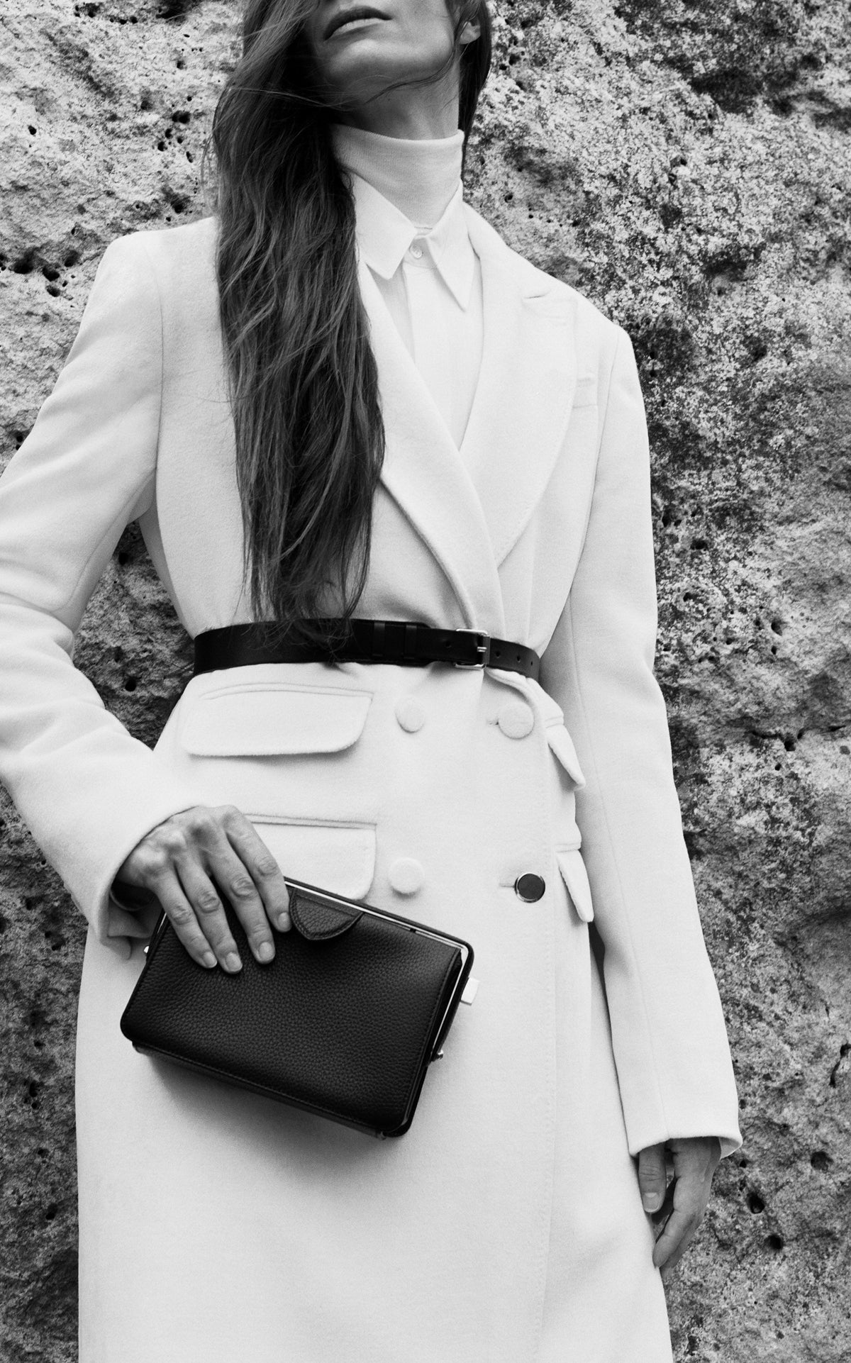 Black / Manteau Reed en cachemire - Black