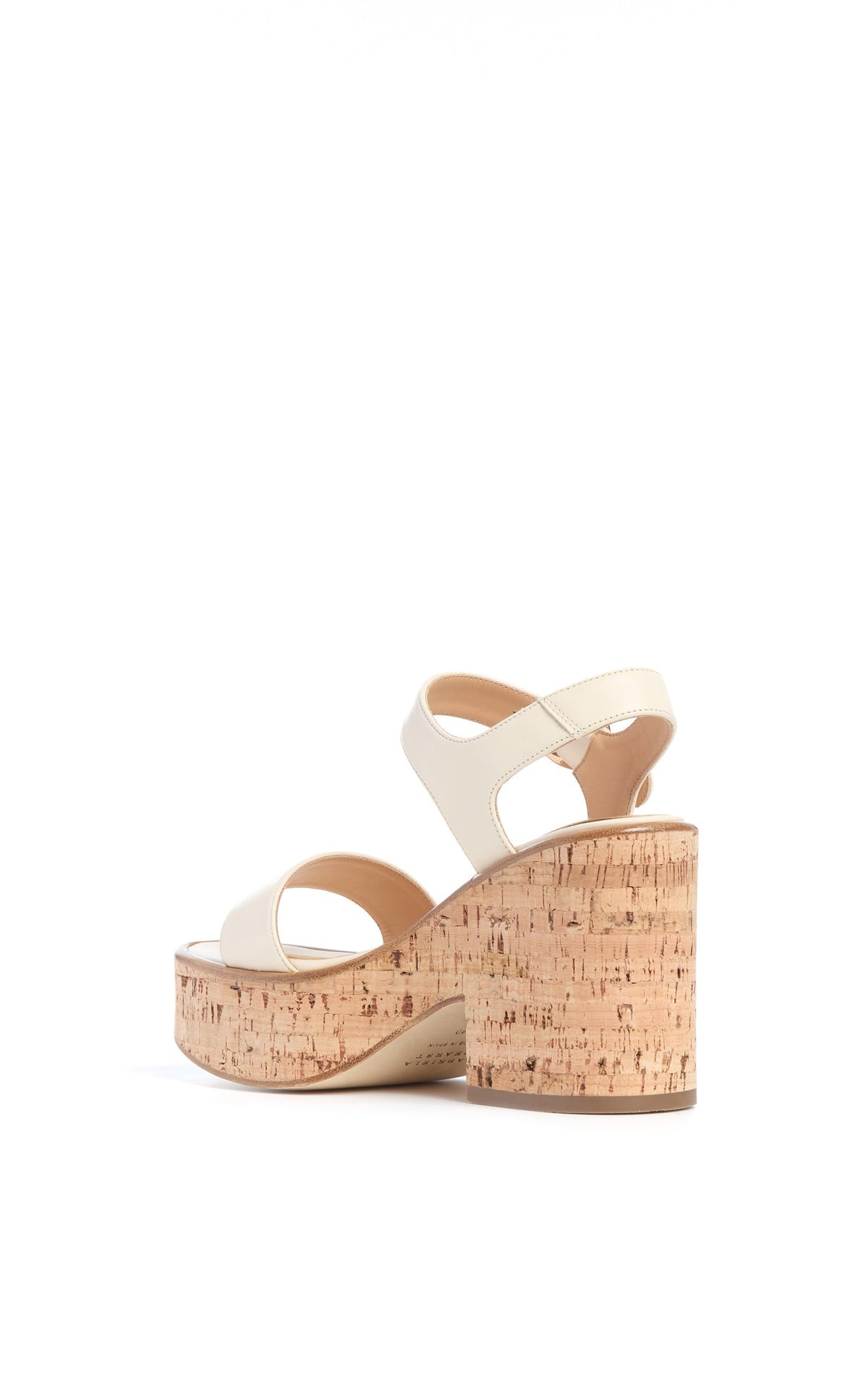 Cream / Sandales Sardis 100 en cuir - Cream