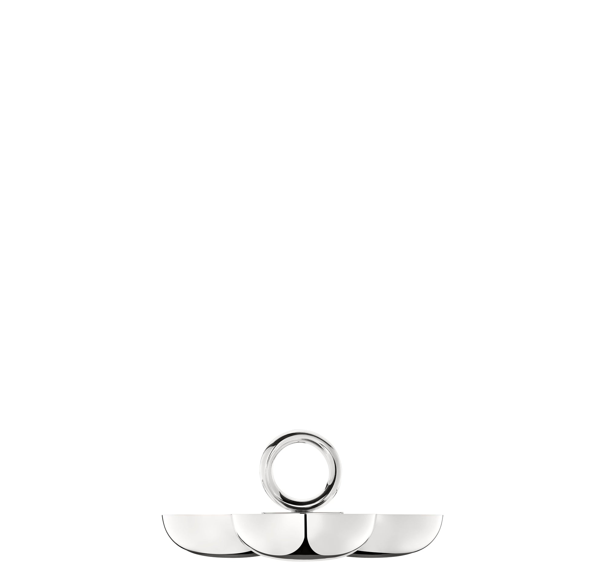 3 part  servers - Argent Plaqué