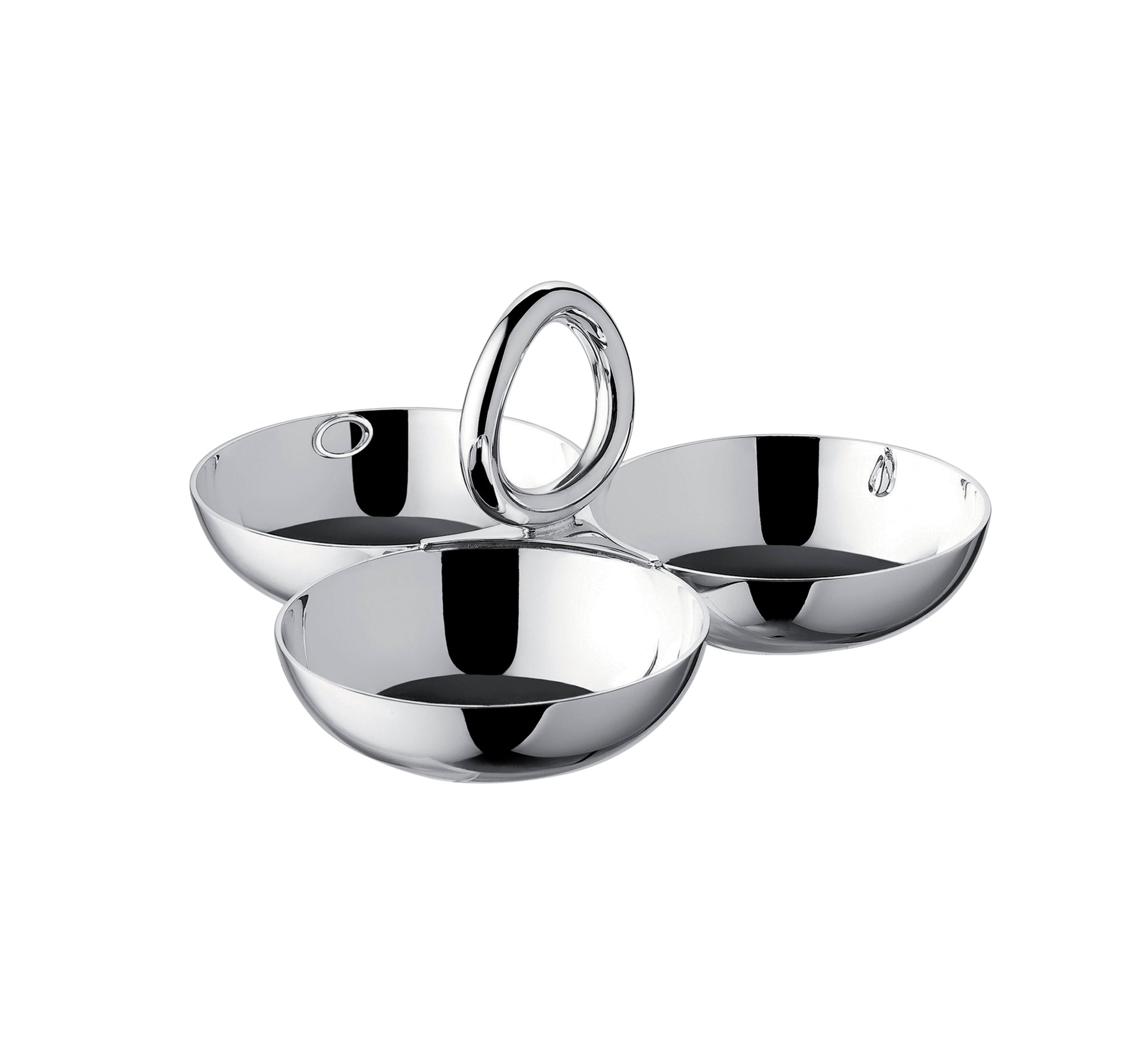 3 part  servers - Argent Plaqué