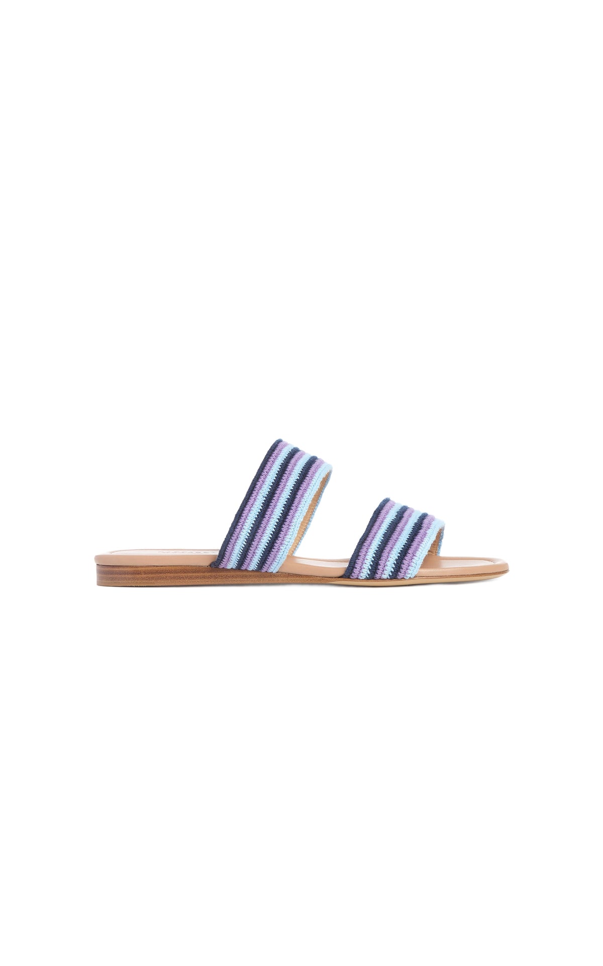 Dark Navy Multi / Sandales Lora avec crochet en cuir - Dark Navy Multi