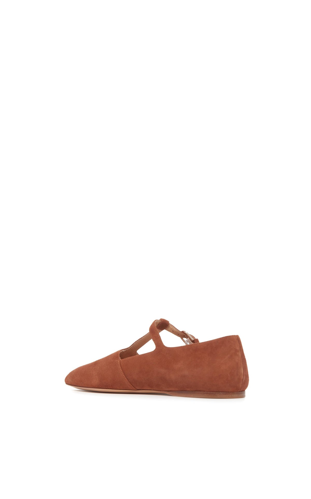 Cognac / Ballerines à bride Lola en cuir - Cognac