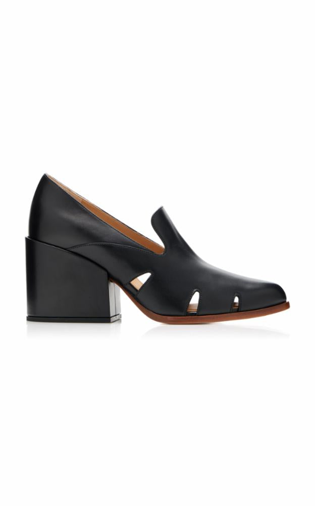 Black / Sandales Eliza en cuir - Black