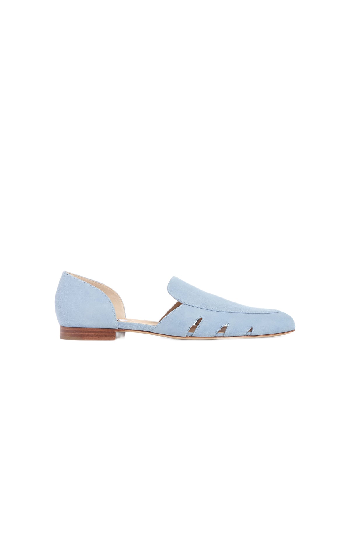 Stone Blue / Derbies Rory 50 en daim - Stone Blue