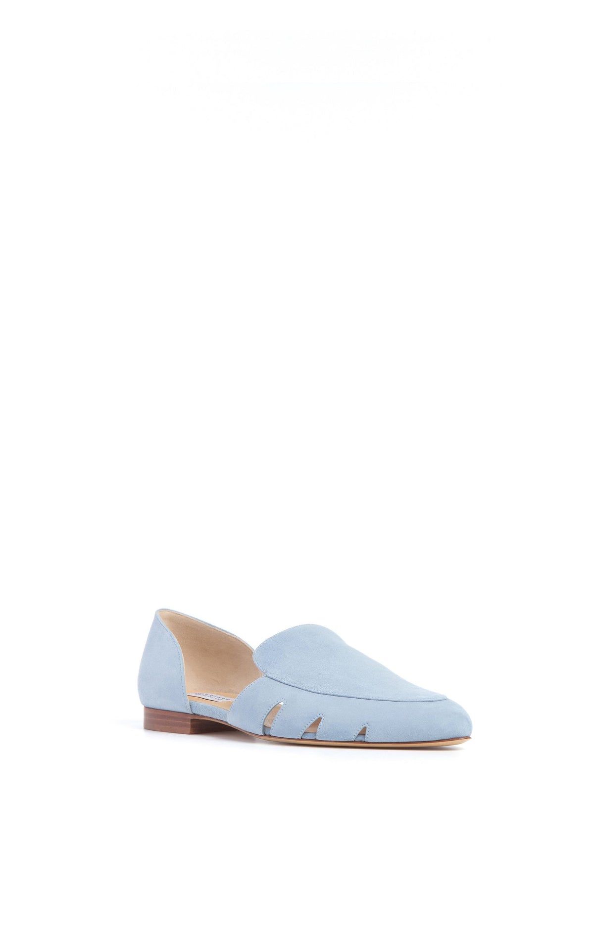Stone Blue / Derbies Rory 50 en daim - Stone Blue