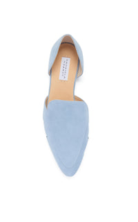 Stone Blue / Derbies Rory 50 en daim - Stone Blue