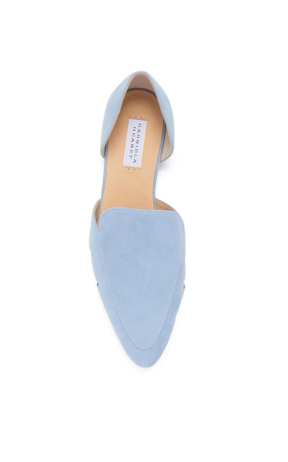 Stone Blue / Derbies Rory 50 en daim - Stone Blue