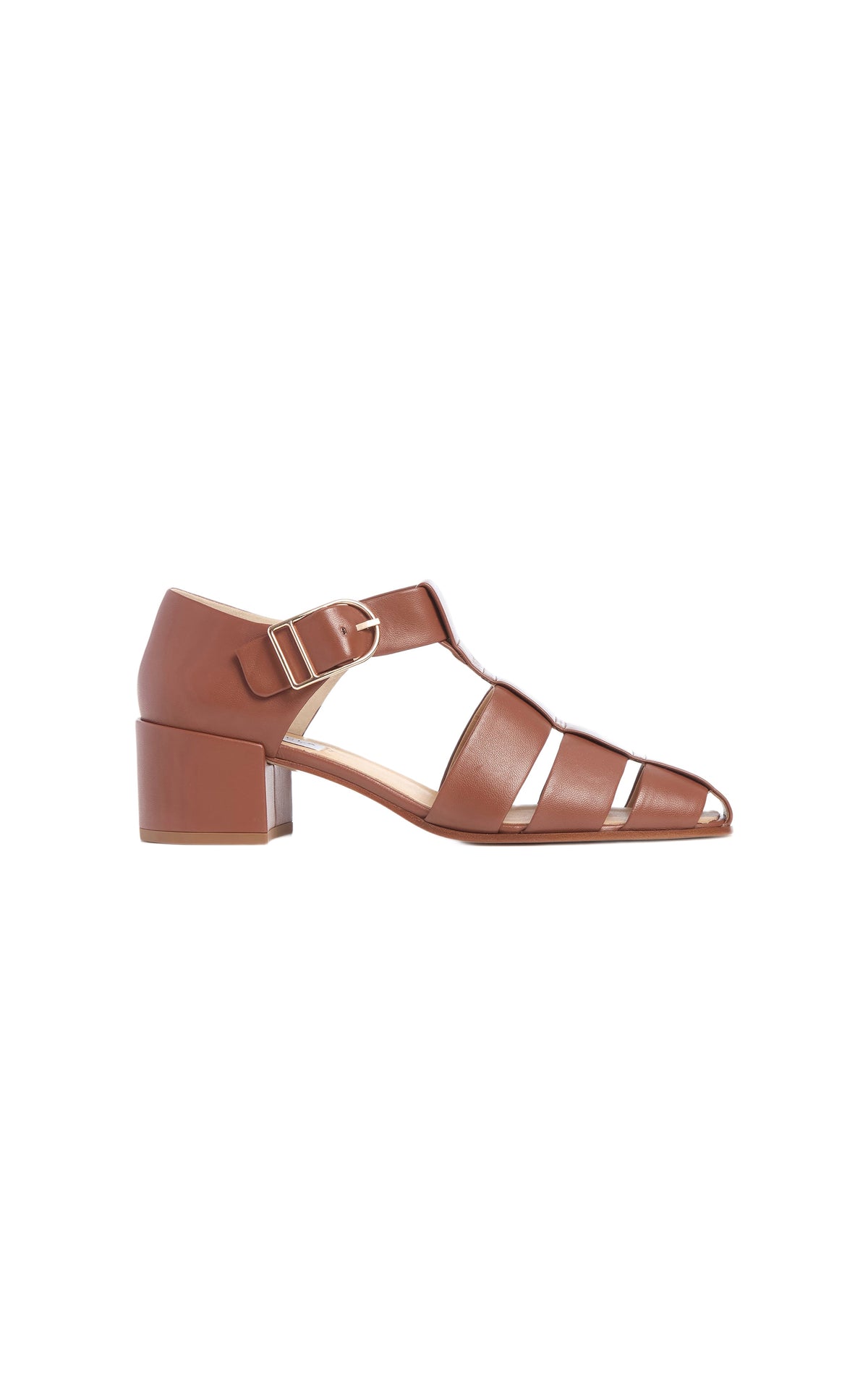 Cognac / Escarpins Lyle en cuir - Cognac