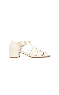 Cream / Escarpins Lyle en cuir - Cream
