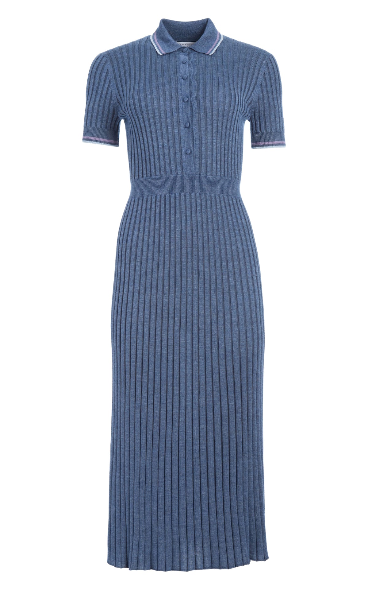 Denim Blue / Robe Eyot en cachemire - Denim Blue
