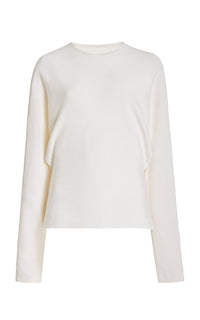 Ivory / Sweat Theodore cachemire et soie - Ivory