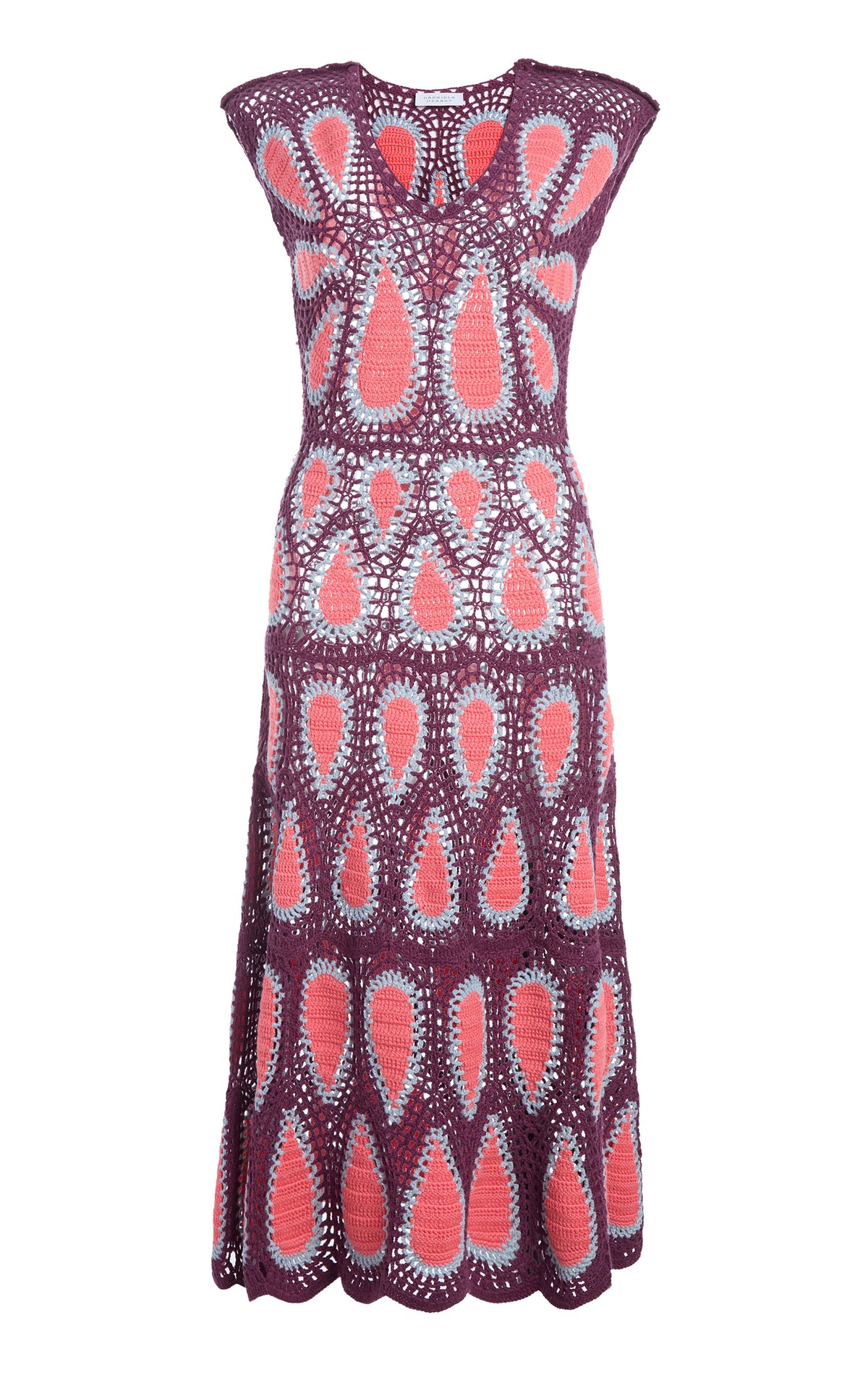 Italian Plum / Robe Waldman en laine et cachemire - Italian Plum