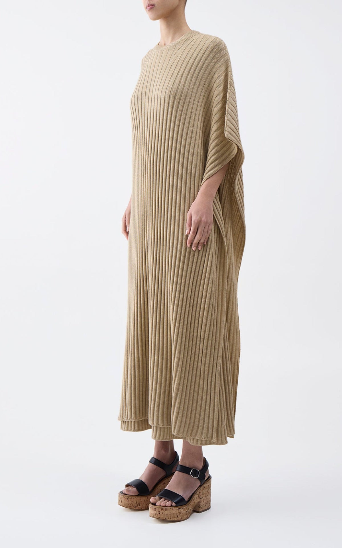 Hay / Poncho Taos en laine - Hay
