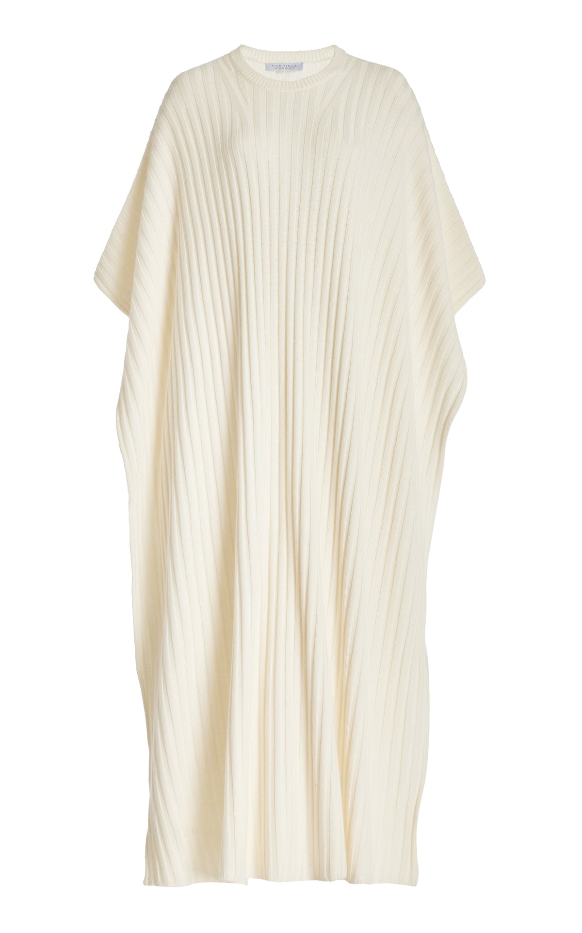 Ivory / Poncho Taos en laine et cachemire - Ivory
