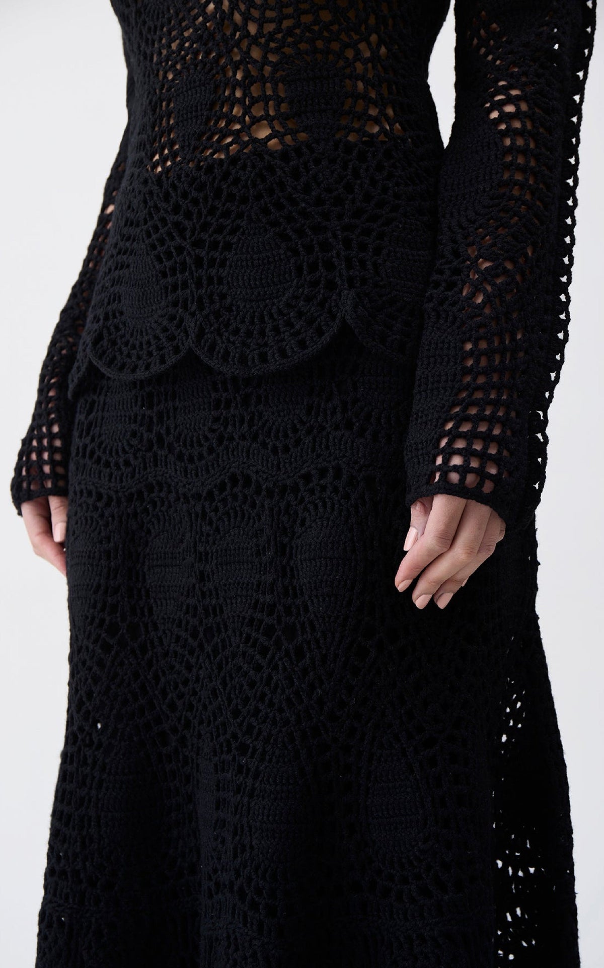 Cleo Skirt en noir baba