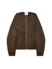 Bomber col arrondi - Chocolate