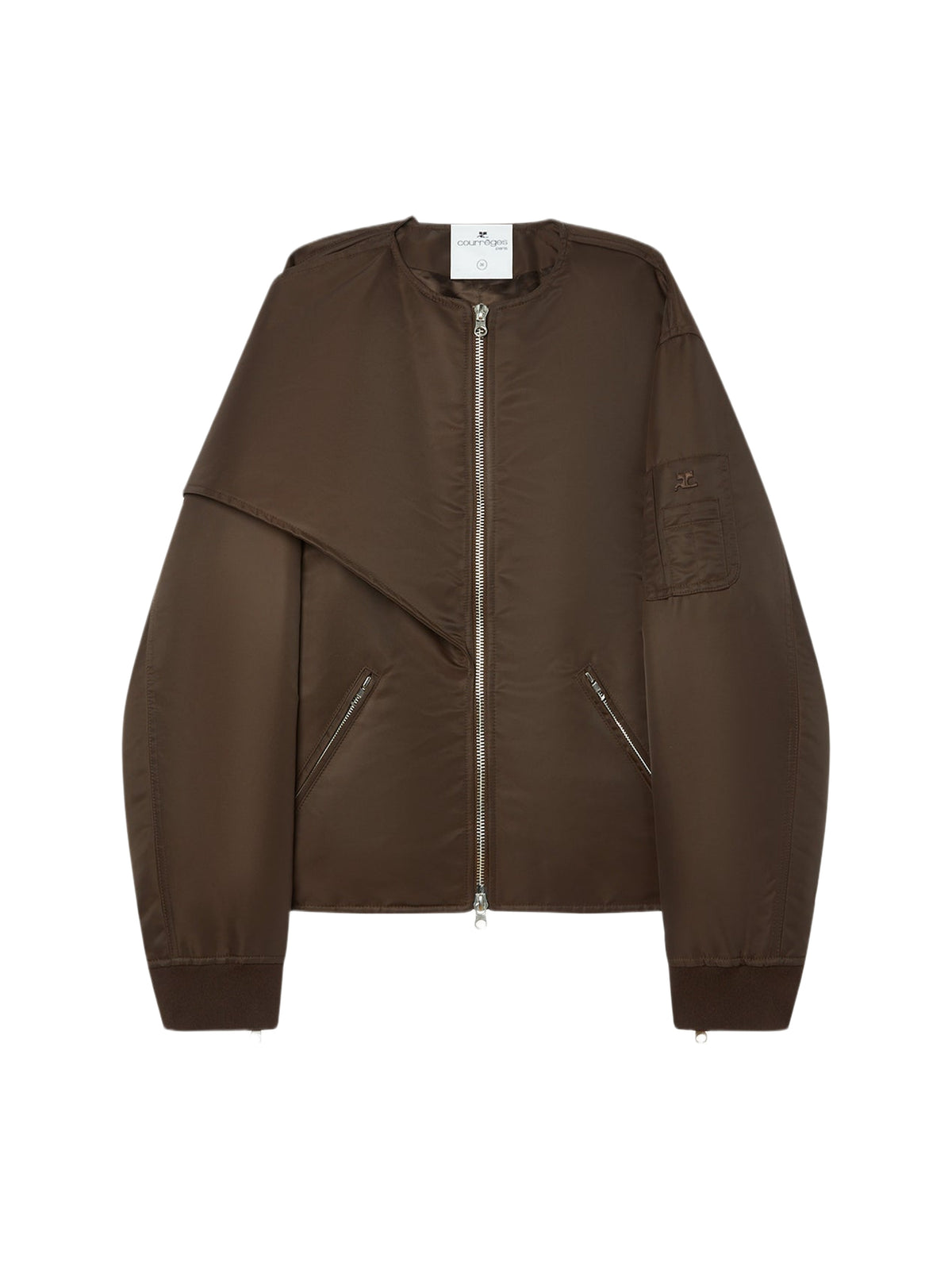 Bomber col arrondi - Chocolate