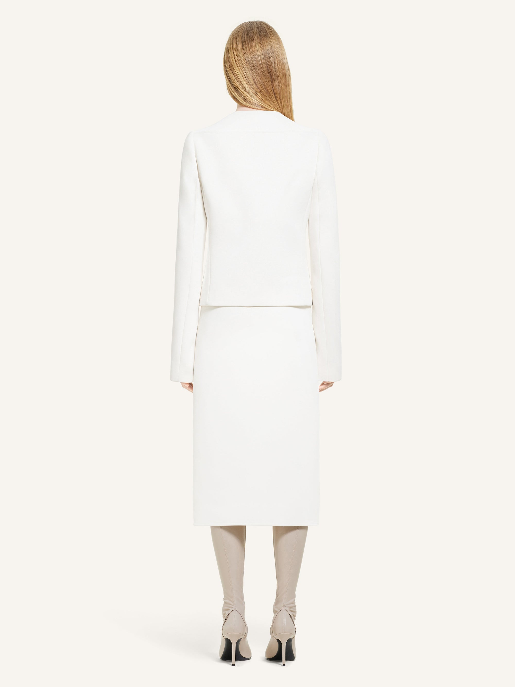JUPE MIDI OBLIQUE HÉRITAGE