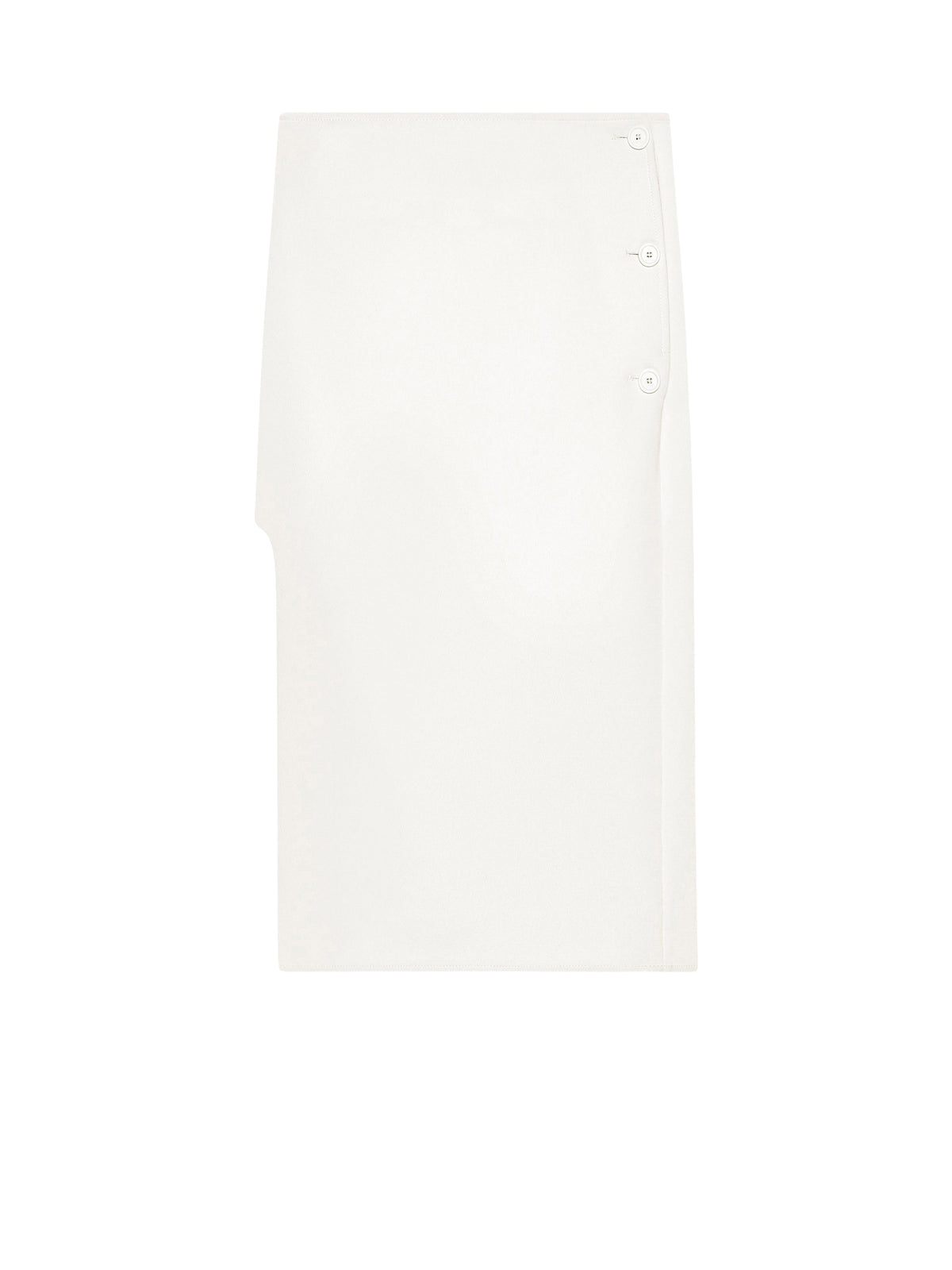 Heritage Oblique Midi Skirt - Natural