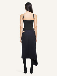 PREMIUM 2pcs NEW / JUPE MIDI SLASH
