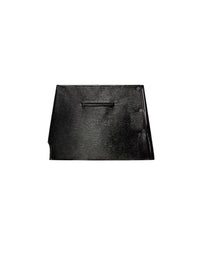 PREMIUM 53pcs NEW / MINI JUPE OBLIQUE EN VINYLE - Black