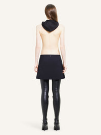 MINI JUPE TAILLEUR OBLIQUE