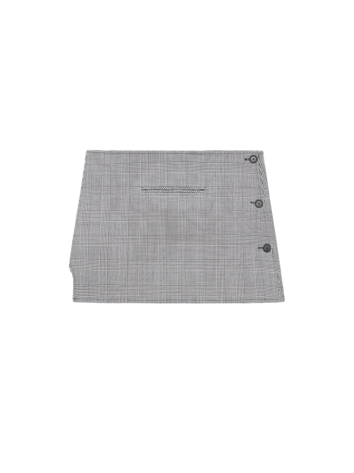 PRIX MARQUE : 130 / MINI JUPE OBLIQUE PRINCE DE GALLES