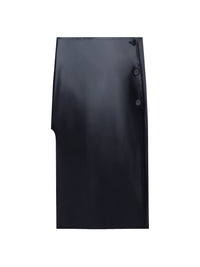 Jupe Oblique transparente - Black