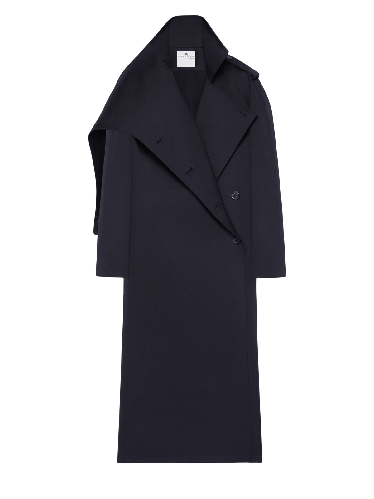 PRIX MARQUE : 390 / LONG TRENCH COAT OBLIQUE
