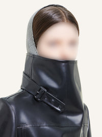PREMIUM 14pcs NEW / LONG TRENCH COAT EN LATEX - Black