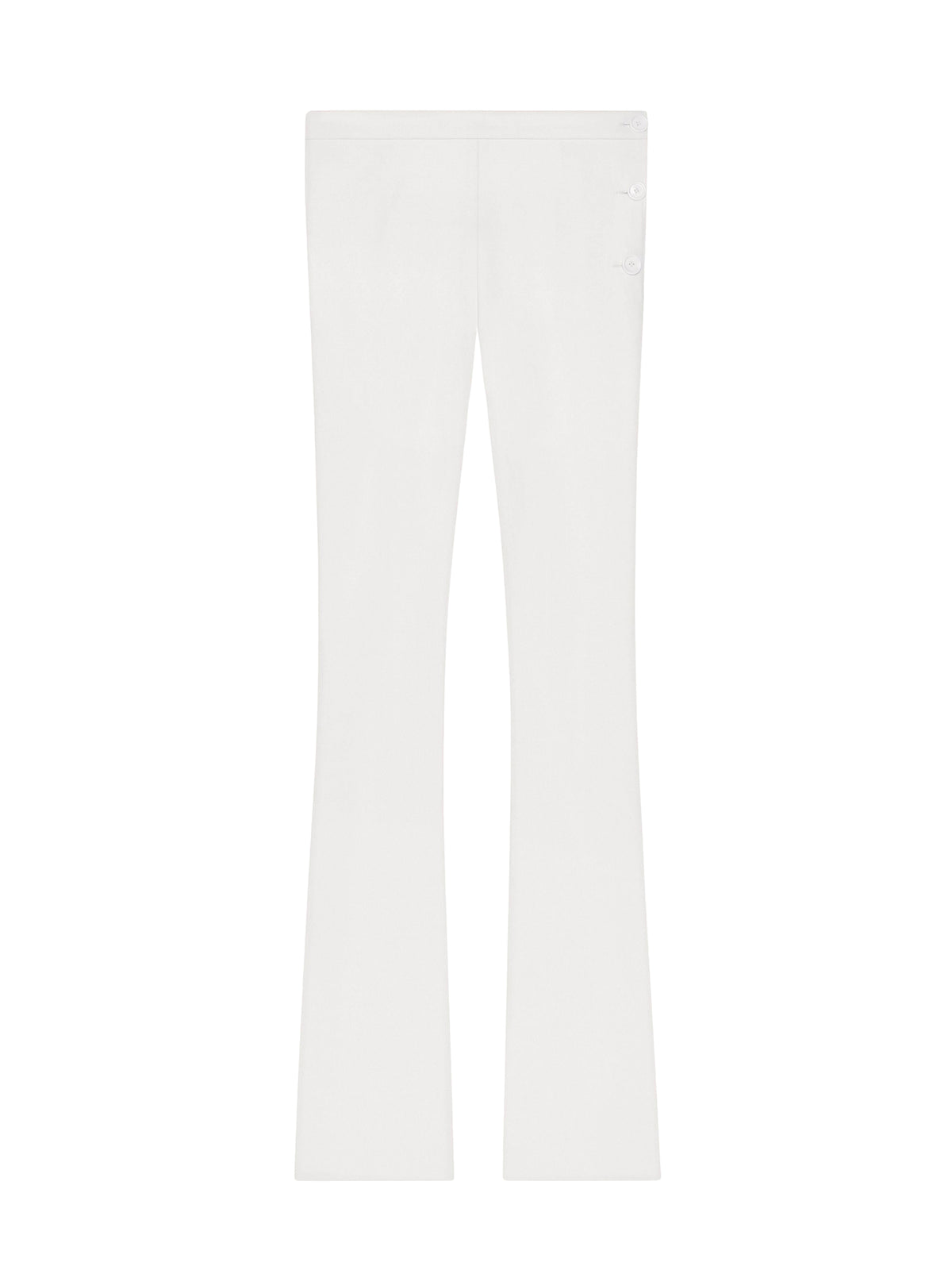 Oblique tailored trousers in wool  - Heritage White