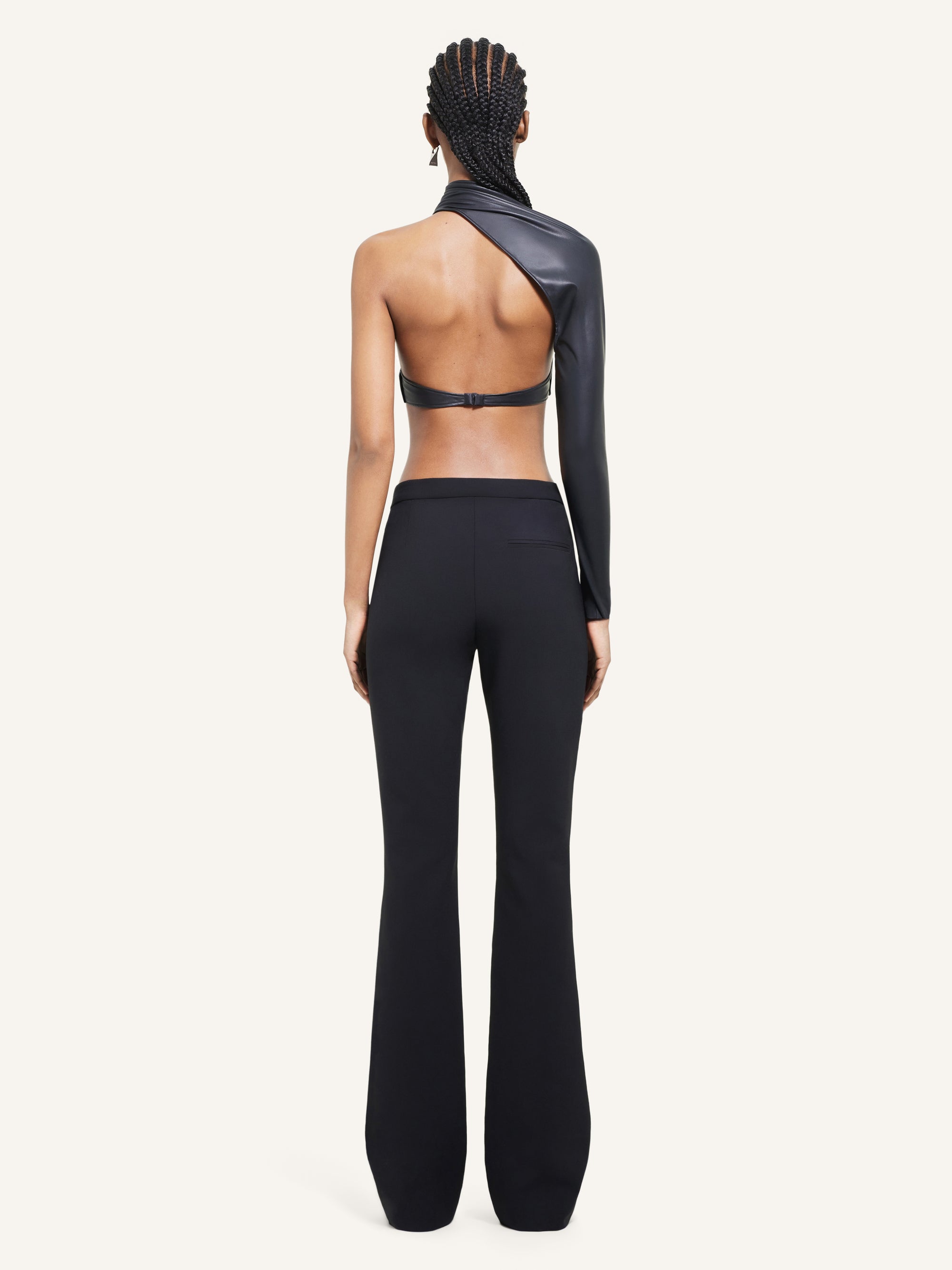 PREMIUM 46pcs NEW / PANTALON TAILLEUR OBLIQUE - Black