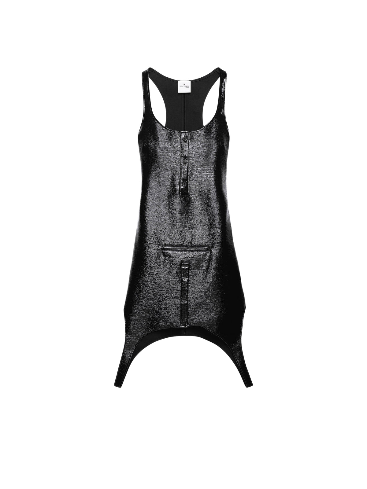 PRIX MARQUE : 110 / MINI ROBE INVERSÉE EN VINYLE