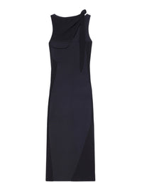 PREMIUM 5pcs NEW / ROBE MIDI DRAPÉE