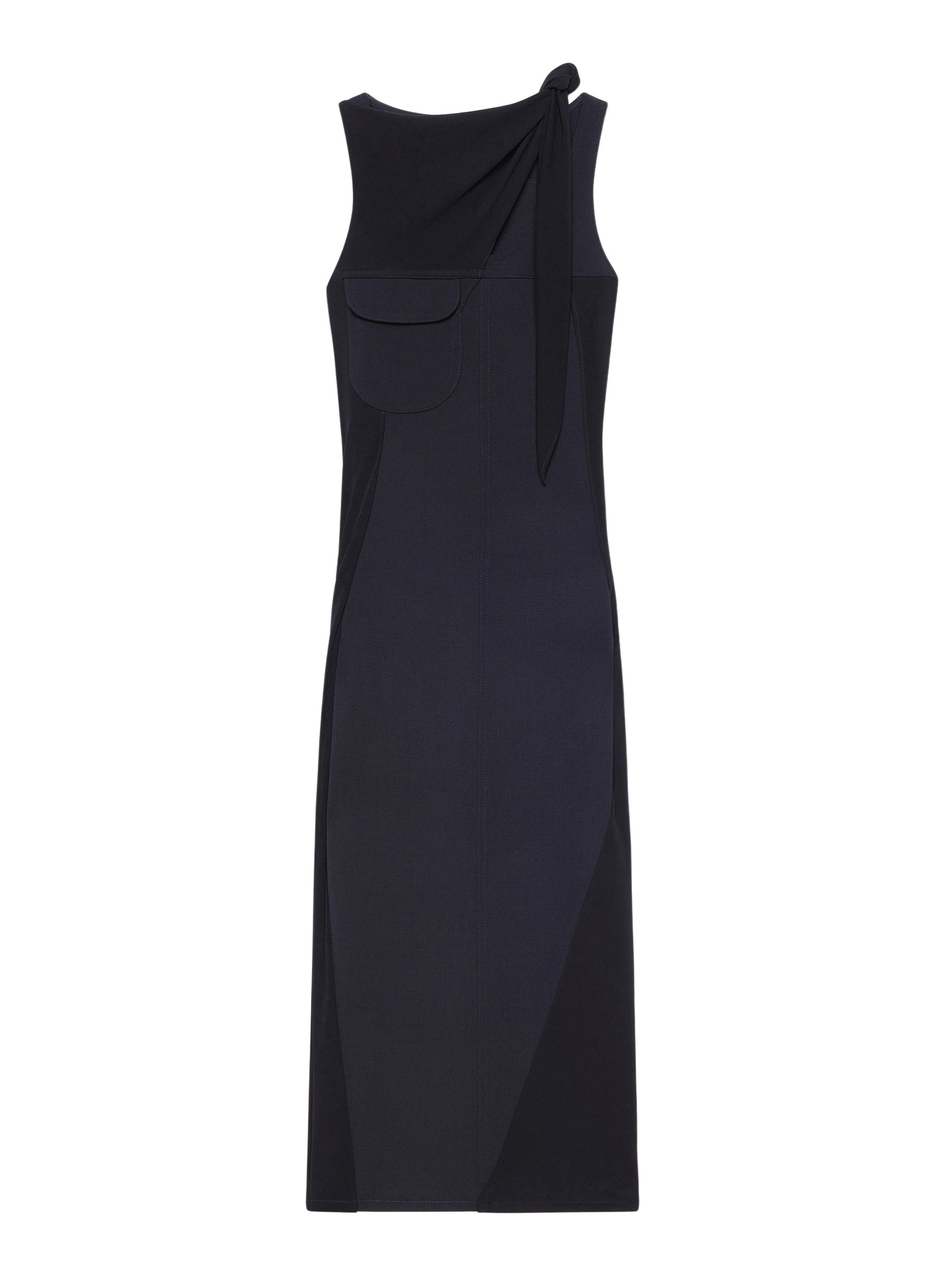 PREMIUM 5pcs NEW / ROBE MIDI DRAPÉE