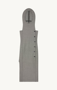 MINI ROBE PIED-DE-POULE OBLIQUE ESPACE