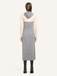 PRIX MARQUE : 250 / MINI ROBE PIED-DE-POULE OBLIQUE ESPACE