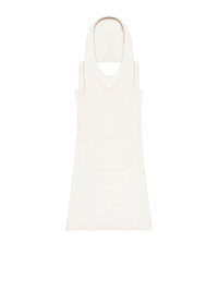 Oblique Space mini dress - Natural