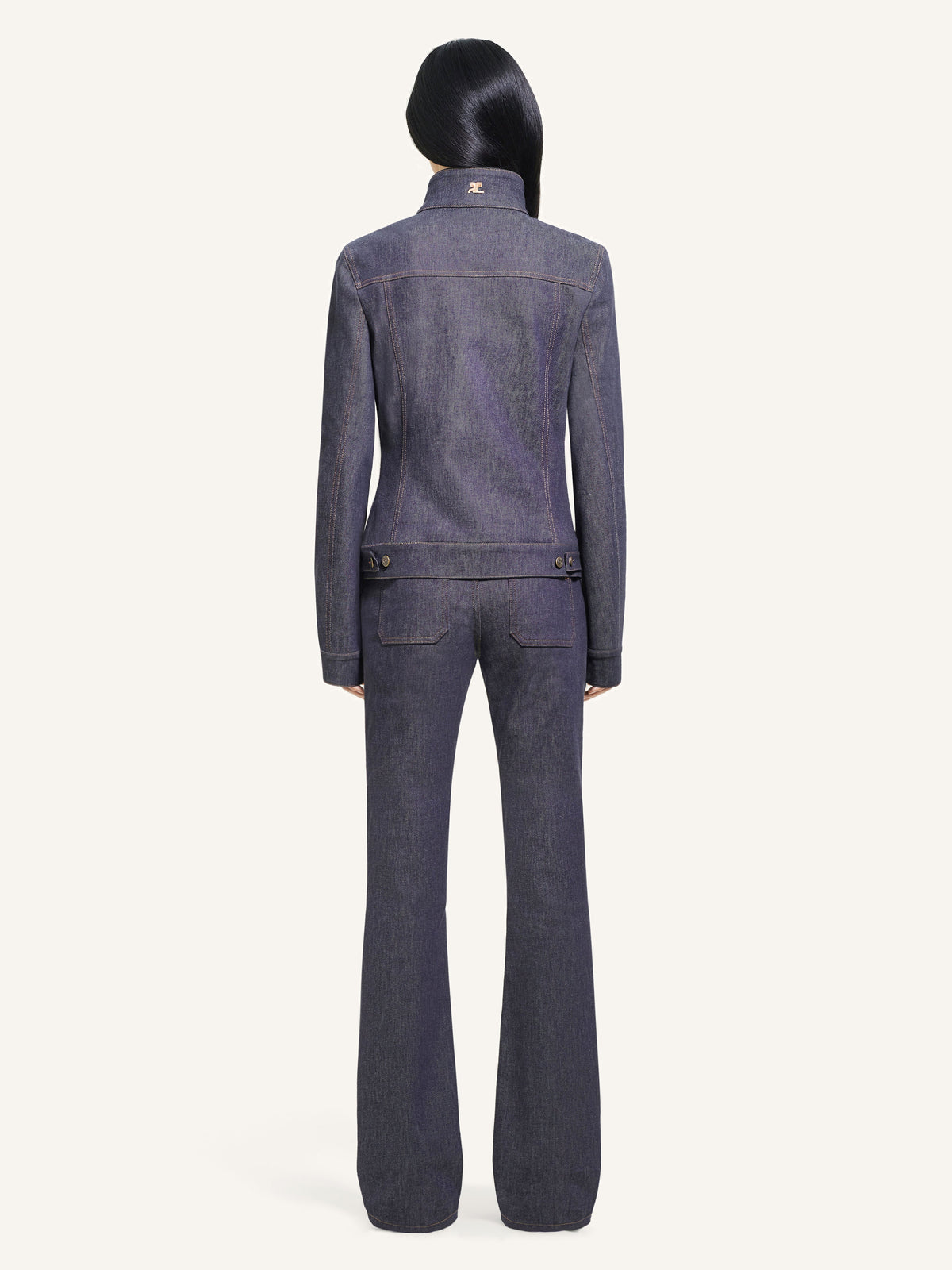 PRIX MARQUE : 150 / VESTE MOTORCYCLE EN DENIM