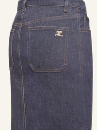 PREMIUM 17pcs NEW / JUPE LONGUE INVERSÉE EN DENIM