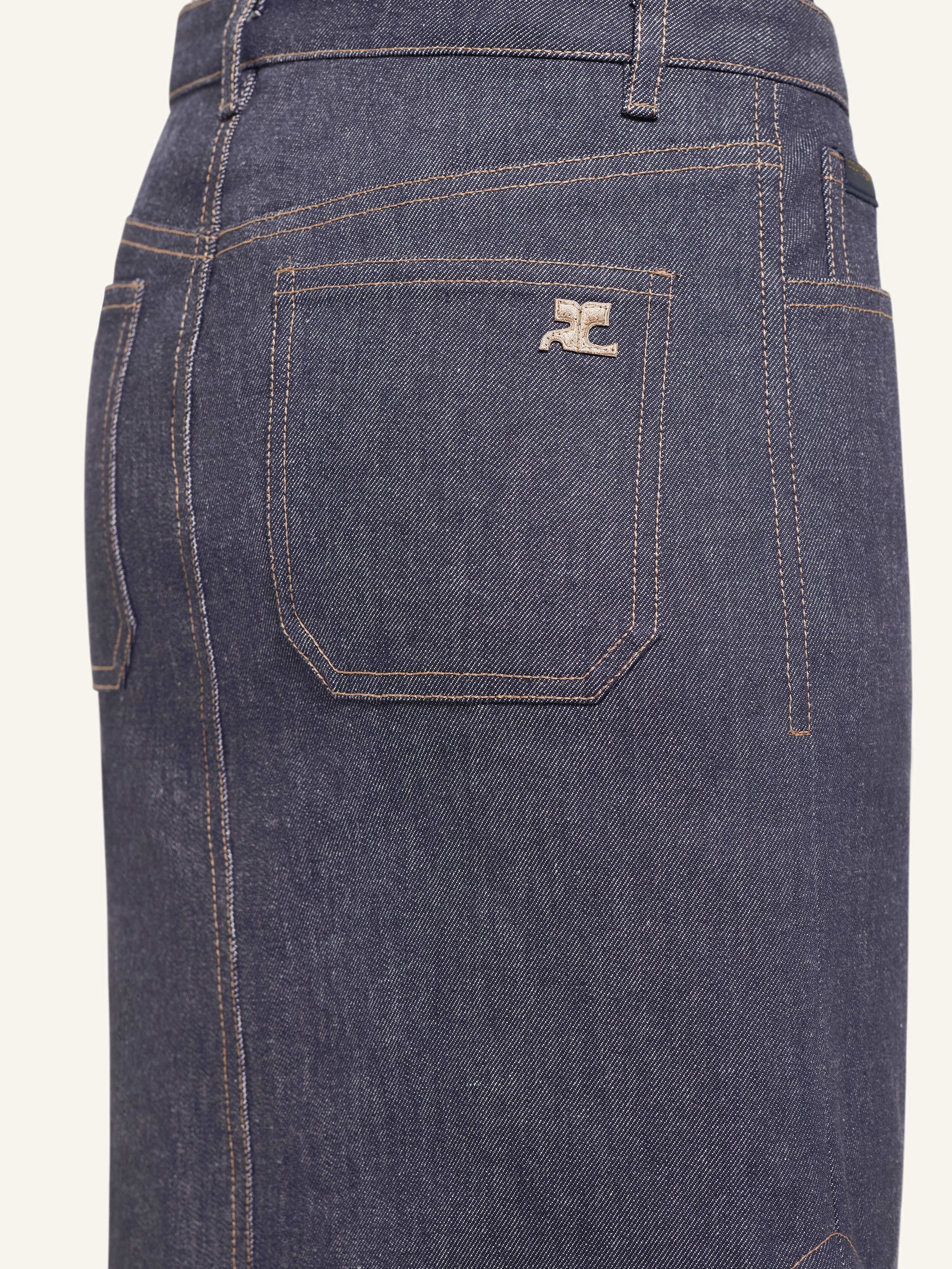 PREMIUM 17pcs NEW / JUPE LONGUE INVERSÉE EN DENIM