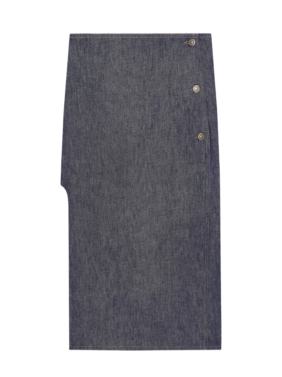 PRIX MARQUE : 90 / JUPE POCHE CENTRALE EN DENIM